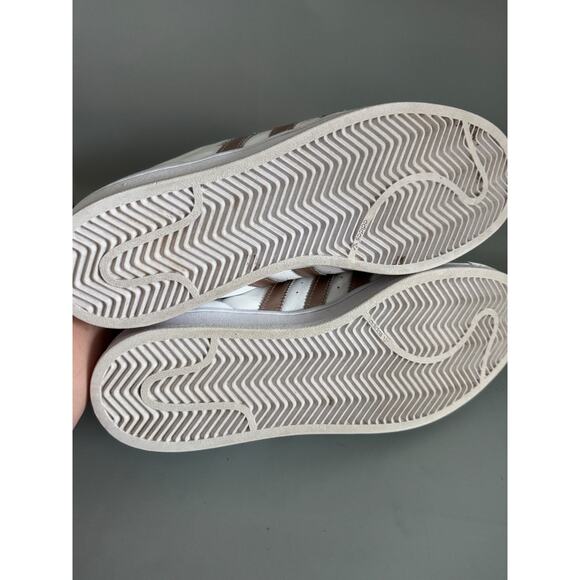 Adidas Superstar White Metallic Women’s Size 11 CG5463 EUC Lace Up Sneaker - Picture 8 of 8